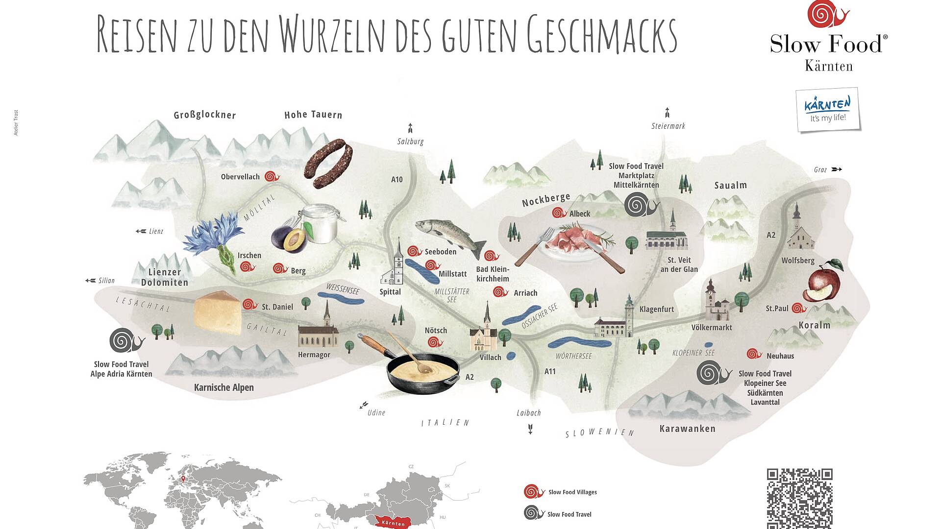 Slow Food Kärnten Karte 2025